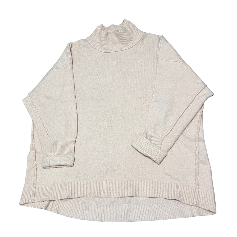 Free People Light Pink Tunic Sweater